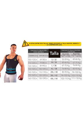 Faja Chaleco Deportivo Térmico Reductor De Abdomen Para Hombre + Gel Reductor De Abdomen 120 Ml