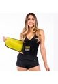 Faja Cinturilla Reductora De Abdomen Hot Waist Trainer Negro Amarillo Unisex 1927U de Canela By Elvira Burgos