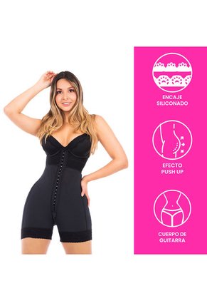 Panty Levanta Cola- Control Abdomen Tiro Alto Reloj De Arena 3037