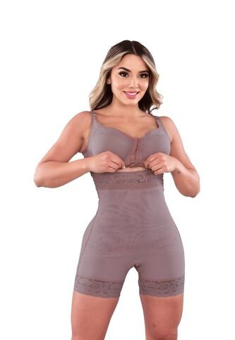 Panty Moldeador Tiro Alto Levantacola Cocoa 3051 Canela By Elvira Burgos