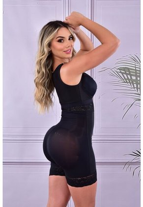 Panty Moldeador Tiro Alto Levantacola Negro 3051
