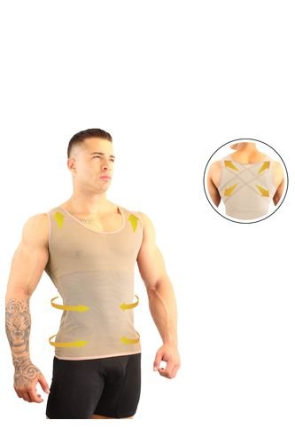 Corrector De Postura Para Espalda Ortopédico Para Hombre Canela By Elvira Burgos