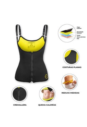 Faja Reductora De Abdomen Ajustable Adelgazante Para Mujer Con Cierre Doble + Gel Reductor De Abdomen 4 En 1 - 120 Ml – G951909