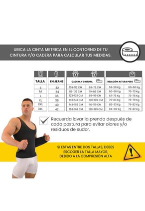 Faja Chaleco Deportivo Térmico Reductor De Abdomen Para Adelgazar Para Hombre Lleva Gratis Cinturón De Fuerza 19302