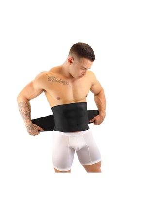 Faja Chaleco Deportivo Térmico Reductor De Abdomen Para Adelgazar Para Hombre Lleva Gratis Cinturón De Fuerza 19302