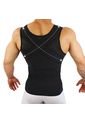 Corrector De Postura Con Cremallera -Ortopédicos-Alta Compresión En Espalda-Color Negro-Efecto-Invisible-PowerNet Para Hombre de Canela By Elvira Burgos