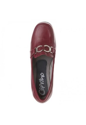 Zapato Casual Caprino Rojo Oscuro