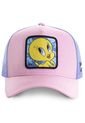 Gorra Malla Capslab Looney Tunes Piolín Tweety Rosa de Capslab