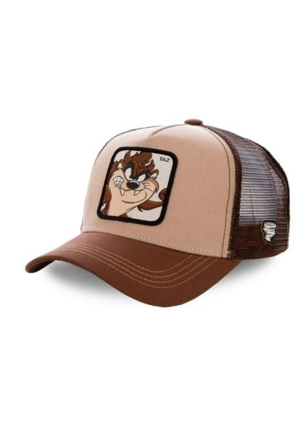 Gorra Malla Capslab Looney Tunes Taz Demonio De Tasmania Brown
