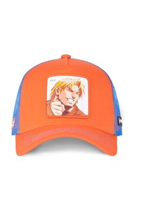 Gorra Malla Capslab Street Fighter Ken - Orange