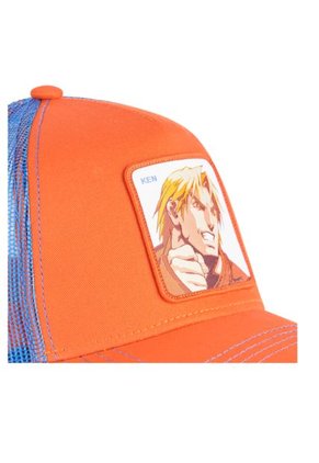Gorra Malla Capslab Street Fighter Ken - Orange