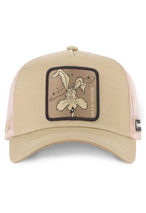 Gorra Malla Capslab Looney Tunes Wile E. Coyote Beige