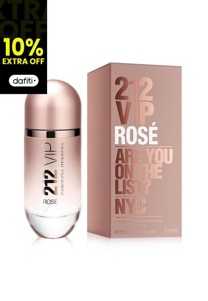 Perfume 212 Vip Rose De Carolina Herrera Para Mujer 80 Ml