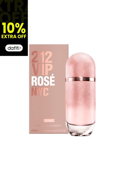 Perfume 212 Vip Rose Elixir De Carolina Herrera Para Mujer 80 Ml