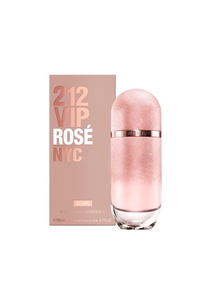 Perfume 212 Vip Rose Elixir De Carolina Herrera Para Mujer 80 Ml