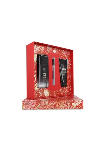 212 VIP BLACK 100ML+SG 100ML+MGSP HD25 Carolina Herrera