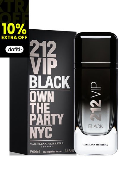 Perfume 212 Vip Black De Carolina Herrera Para Hombre 100 Ml