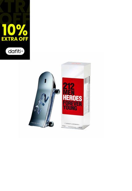 Perfume 212 Men Heroes De Carolina Herrera Para Hombre 90 Ml