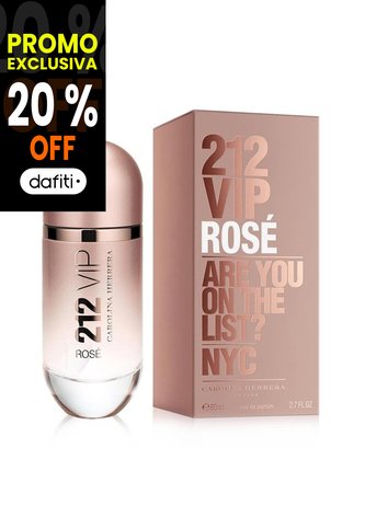 Perfume 212 Vip Rose De Carolina Herrera Para Mujer 80 Ml Carolina Herrera