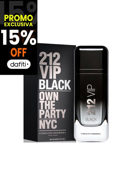 Perfume 212 Vip Black De Carolina Herrera Para Hombre 100 Ml