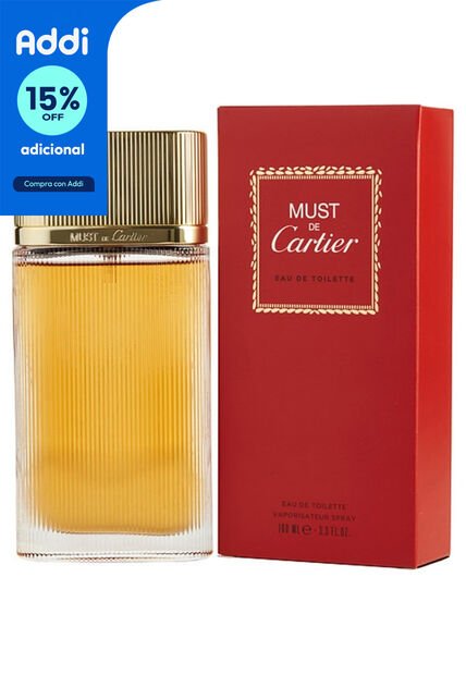 Perfume Must Edt De Cartier Para Mujer 100 Ml