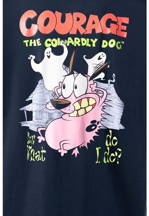 Camiseta De Coraje Regular Fit Para Hombre L