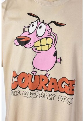 Camiseta De Coraje Regular Fit Para Hombre L