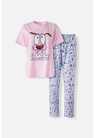 Pijama De Coraje De Pantalón Largo Multicolor Para Mujer L CARTOON NETWORK
