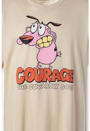 Camiseta De Coraje Regular Fit Para Hombre M