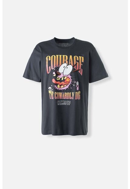Camiseta De Coraje El Perro Cobarde Regular Fit Para Hombre S
