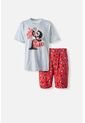 Pijama De Billy Y Mandy Gris Y Roja De Pantalón Corto Para Hombre de CARTOON NETWORK