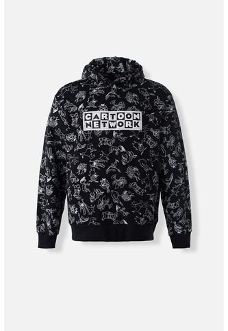 Buzo De Cartoon Network Negro Con Capucha Para Hombre M CARTOON NETWORK
