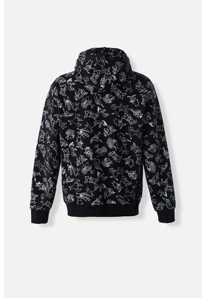 Buzo De Cartoon Network Negro Con Capucha Para Hombre M