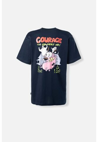 Camiseta De Coraje Regular Fit Para Hombre M CARTOON NETWORK