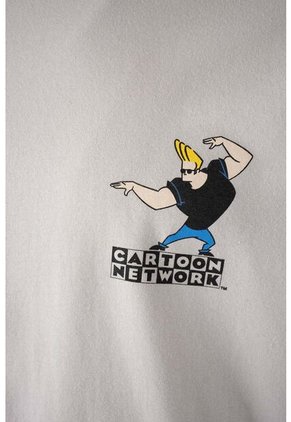 Camiseta De Johnny Bravo Regular Fit Para Hombre M