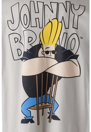 Camiseta De Johnny Bravo Regular Fit Para Hombre M