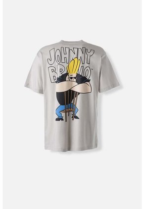 Camiseta De Johnny Bravo Regular Fit Para Hombre M