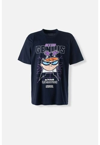 Camiseta De Dexter’s Regular Fit Para Hombre L CARTOON NETWORK