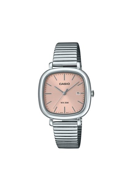 Reloj Casio Modelo LTP-B166D-4AVDF Plateado Mujer