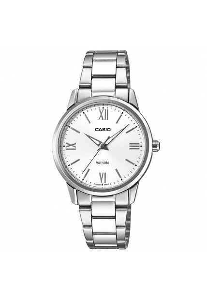 Reloj Casio Modelo LTP-1303DD-7AVDF Plateado Mujer