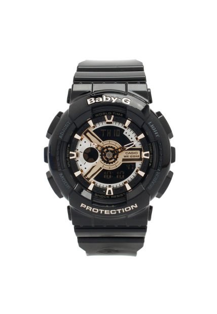 Montre Baby-G Casio BA-110AH-6A – Analogique-digitale, Cadran Lilas, étanche 10 Bars