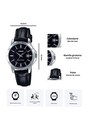 Reloj Casio Modelo LTP-V004L-1A Diseño Elegante