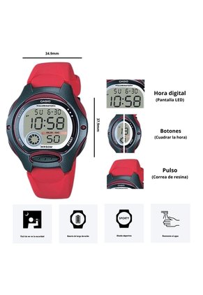 Reloj Casio Modelo LW-200-4A Diseño Deportivo