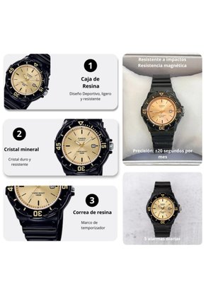 Reloj Casio LRW-200H-9E Diseño Juvenil