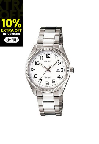 Reloj Para Mujer Casio Ltp_1302D_7Bv Plateado Casio