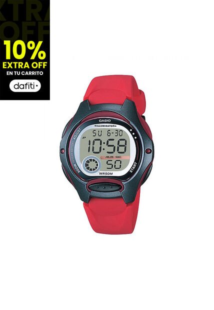 Reloj Para Mujer Casio Casio Lw-200-4Avdf Rojo