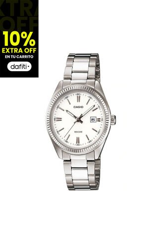 Reloj Para Mujer Casio Ltp_1302D_7A1V Plateado Casio