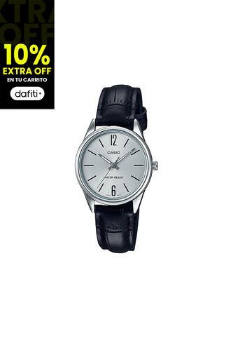 Reloj Para Mujer Casio Casio Ltp-V005L-7Budf Negro Casio