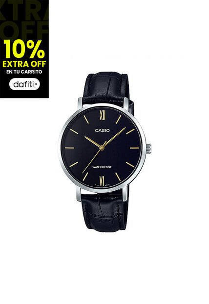 Reloj Para Unisex Casio Ltpvt01L-1Budf Negro