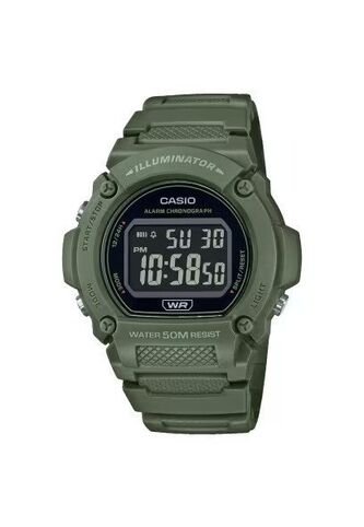 Reloj Casío Modelo W219hc-3bvdf Verde Hombre Casio
